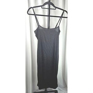 Women's WAYF Black Maxi Dress Sleeveless Adjustable Straps Slip Dress Size S‎